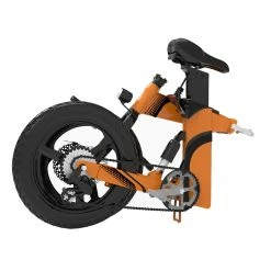 Z7 Electric Bike For Commuting 20 Inch Tires 350W Motor 32km/h Max Speed, Dual 36V 8Ah Batteries, Disc Brakes, 120kg Load - Orange -Zhengbu Shop Z7 Electric Bike for Commuting 350W Motor Orange 518903 4