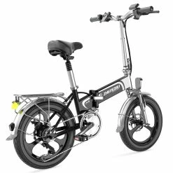 ZHENGBU 20" X6 400W Motor Shimano 7-Speed 48V 10.4Ah Battery Commuter Folding Electric Bike - Black -Zhengbu Shop ZHENGBU 20 X6 400W Motor Commuter Folding Electric Bike Black 495433 4