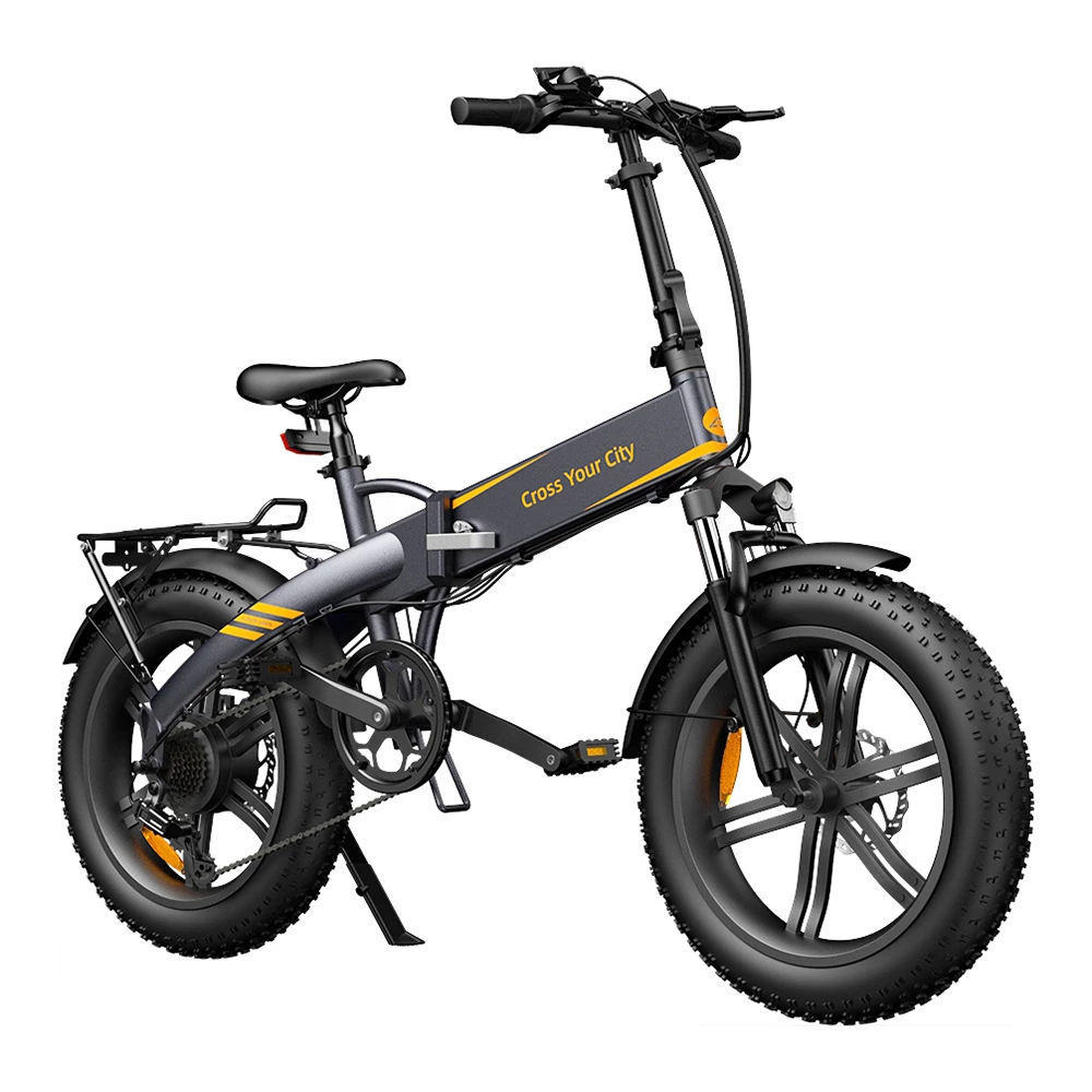 ADO A20F XE 250W Electric Bike Folding Frame 7-Speed Gears Removable 10.4 AH Lithium-Ion Battery E-bike - Grey - Image 3