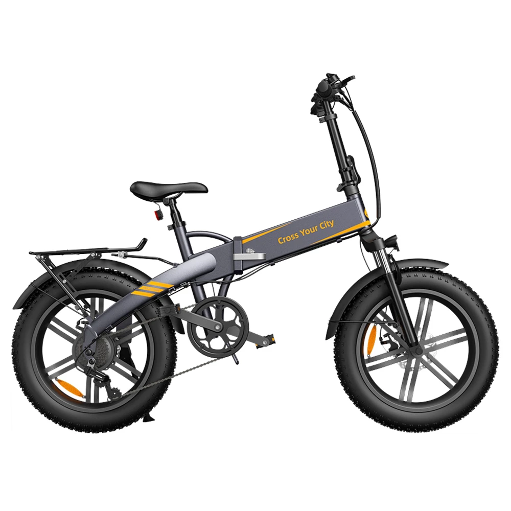 ADO A20F XE 250W Electric Bike Folding Frame 7-Speed Gears Removable 10.4 AH Lithium-Ion Battery E-bike - Grey - Image 2