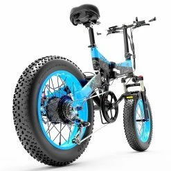 BEZIOR XF200 Folding Electric Bike 48V 15Ah Battery 1000W Motor 20x4.0 Inch Fat Tire Aluminum Alloy Frame Shimano 7-speed Shift Max Speed 40km/h 130KM Power-assisted Mileage Range LCD Display IP54 Waterproof - Black Blue 10 BEZIOR XF200 Folding Electric Bike 48V 15Ah Battery 1000W Motor 20x4.0 Inch Fat Tire Aluminum Alloy Frame Shimano 7-speed Shift Max Speed 40km/h 130KM Power-assisted Mileage Range LCD Display IP54 Waterproof - Black Blue -Zhengbu Shop bezior xf200 folding electric bike 20 inch 15ah 1000w motor black blue 24ed2c 1645002119359