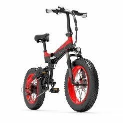 BEZIOR XF200 Folding Electric Bike 48V 15Ah Battery 1000W Motor 20x4.0 Inch Fat Tire Aluminum Alloy Frame Shimano 7-speed Shift Max Speed 40km/h 130KM Power-assisted Mileage Range LCD Display IP54 Waterproof - Black Red 8 BEZIOR XF200 Folding Electric Bike 48V 15Ah Battery 1000W Motor 20x4.0 Inch Fat Tire Aluminum Alloy Frame Shimano 7-speed Shift Max Speed 40km/h 130KM Power-assisted Mileage Range LCD Display IP54 Waterproof - Black Red -Zhengbu Shop bezior xf200 folding electric bike 20x4 0 inch 15ah 1000w black yellow 1626954312433