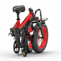 BEZIOR XF200 Folding Electric Bike 48V 15Ah Battery 1000W Motor 20x4.0 Inch Fat Tire Aluminum Alloy Frame Shimano 7-speed Shift Max Speed 40km/h 130KM Power-assisted Mileage Range LCD Display IP54 Waterproof - Black Red 11 BEZIOR XF200 Folding Electric Bike 48V 15Ah Battery 1000W Motor 20x4.0 Inch Fat Tire Aluminum Alloy Frame Shimano 7-speed Shift Max Speed 40km/h 130KM Power-assisted Mileage Range LCD Display IP54 Waterproof - Black Red -Zhengbu Shop bezior xf200 folding electric bike 20x4 0 inch 15ah 1000w black yellow 1626954322496