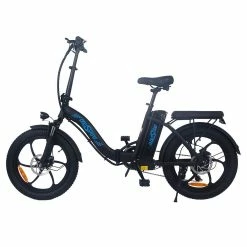 ONESPORT BK6 Electric Bike 48V 350W Motor 10Ah Battery Shimano 7 Speed Gear Front Suspension And Dual Disc Brakes - Black