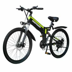 Alternative view of DEEPOWER K26 Electric Folding Bike 26 Inch Tire 48V 500W Motor 12.8Ah Battery 35Km/h Max Speed Shimano 21 Speed Gear 150kg Load