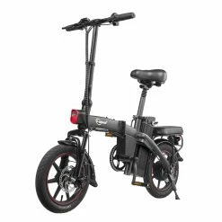 DYU A5 Standard Folding Moped Electric Bike 14inch 25km/h Speed 40km Mileage Range Removable 7.5Ah Battery 350W Double Brake System Max Load 150kg - Black 10 DYU A5 Standard Folding Moped Electric Bike 14inch 25km/h Speed 40km Mileage Range Removable 7.5Ah Battery 350W Double Brake System Max Load 150kg - Black -Zhengbu Shop dyu a1f folding moped electric bike 16inch 250w black 1627115751730