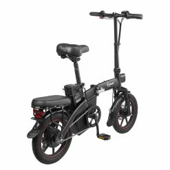DYU A5 Standard Folding Moped Electric Bike 14inch 25km/h Speed 40km Mileage Range Removable 7.5Ah Battery 350W Double Brake System Max Load 150kg - Black 8 DYU A5 Standard Folding Moped Electric Bike 14inch 25km/h Speed 40km Mileage Range Removable 7.5Ah Battery 350W Double Brake System Max Load 150kg - Black -Zhengbu Shop dyu a1f folding moped electric bike 16inch 250w black 1627115752012