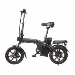 DYU A5 Standard Folding Moped Electric Bike 14inch 25km/h Speed 40km Mileage Range Removable 7.5Ah Battery 350W Double Brake System Max Load 150kg - Black 9 DYU A5 Standard Folding Moped Electric Bike 14inch 25km/h Speed 40km Mileage Range Removable 7.5Ah Battery 350W Double Brake System Max Load 150kg - Black -Zhengbu Shop dyu a1f folding moped electric bike 16inch 250w black 1627115762575