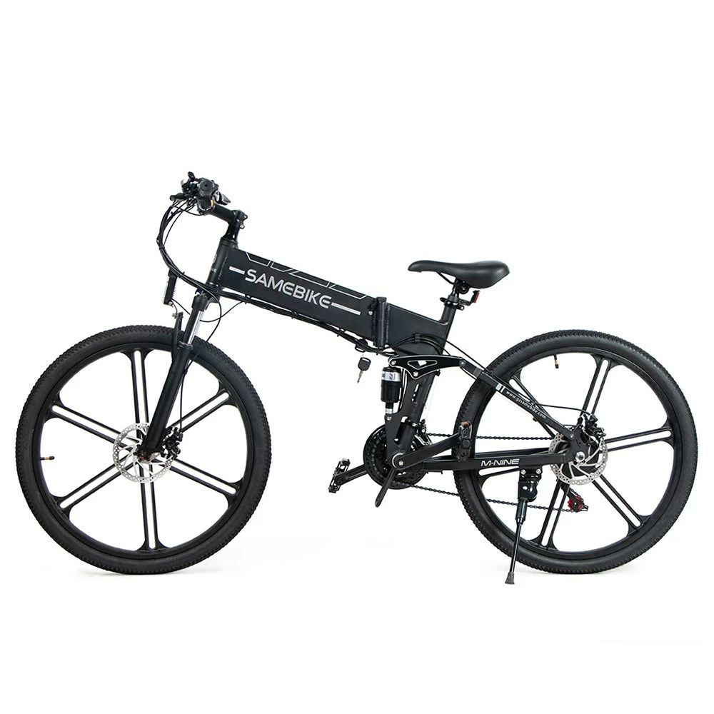Samebike LO26-II Portable Folding Smart Electric Moped Bike 500W Motor Max 35km/h 26 Inch Tire - Black 1 Samebike LO26-II Portable Folding Smart Electric Moped Bike 500W Motor Max 35km/h 26 Inch Tire - Black