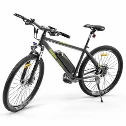 ELEGLIDE M1 PLUS Electric Mountain Bike 27.5 Inch Tires 250W Brushless Motor 36V 12.5Ah Battery 25Km/h Speed SHIMANO 21 Speeds Shifter IPX4 Waterproof Electric-Assist Up To 100KM Max Range Aluminum Alloy Frame Dual Disk Brake Upgraded Version - Black
