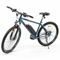 ELEGLIDE M1 Electric Bike Upgraded Version 27.5 Inch 250W Brushless Motor 36V 7.5Ah 25Km/h Max Speed Mountain Urban Bicycle SHIMANO Shifter 21 Speeds Removable Battery Up To 65km Max Range IPX4 Aluminum Alloy Frame Dual Disk Brake - Dark Blue