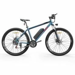 ELEGLIDE M1 Electric Bike Upgrade Version 27.5 Inch 250W Hall Brushless Motor 36V 7.5Ah Removable Battery 25km/h Max Speed SHIMANO Shifter 21 Speeds Up To 65km Max Range IPX4 Aluminum Alloy Frame Dual Disk Brake Mountain Urban Bicycle - Dark Blue
