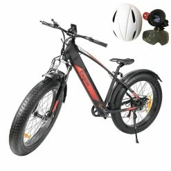 ELEGLIDE Tankroll Electric Mountain Bike 26*4.0 Inch Fat Tires Max Instant Power 740W Motor 25Km/h Speed 48V 10Ah Battery Shimano 7-Speed Gear 70KM Top Range Dual Disc Brake 57N.m Max Torque Powerful Motor Moped Fat Bike