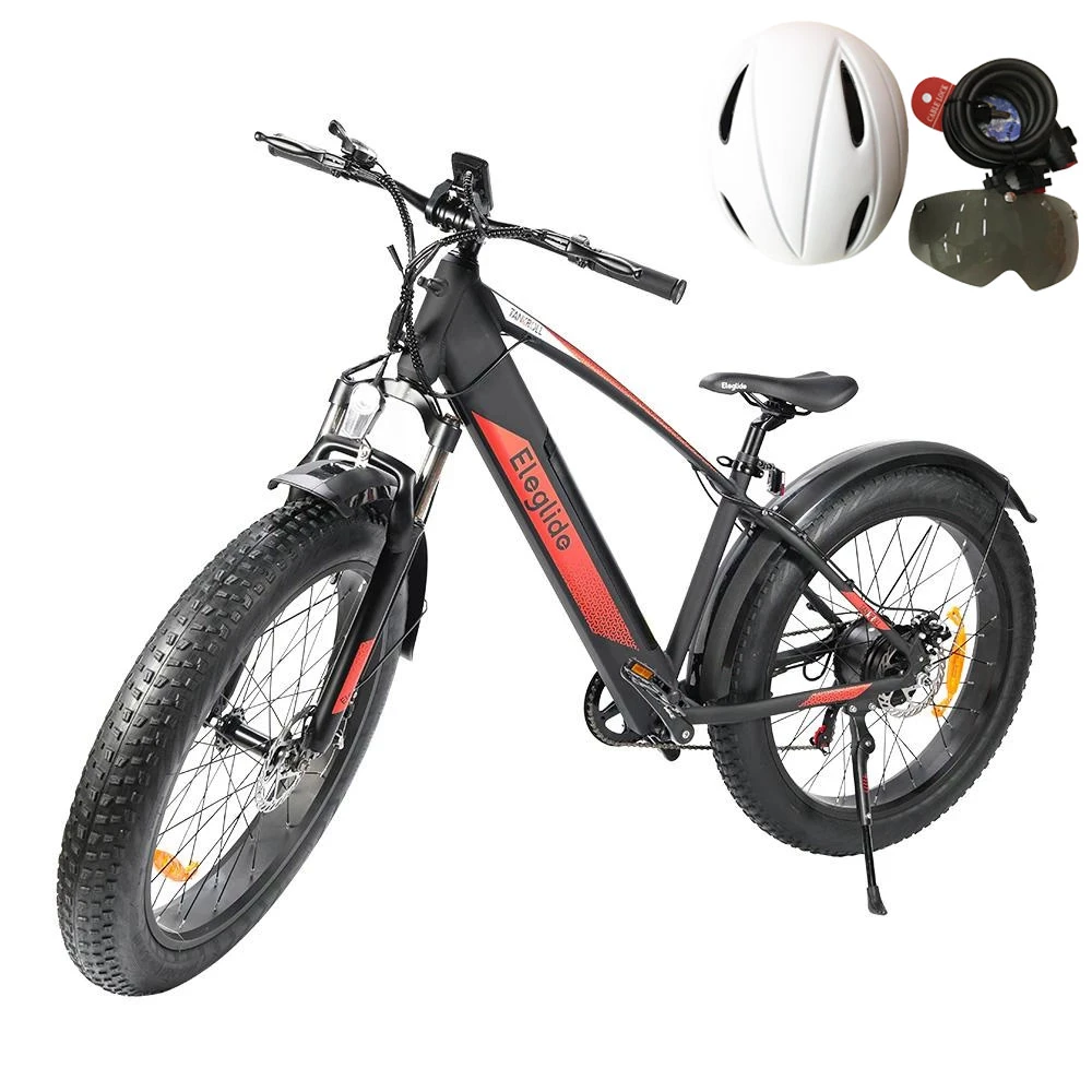ELEGLIDE Tankroll Electric Mountain Bike 26*4.0 Inch Fat Tires Max Instant Power 740W Motor 25Km/h Speed 48V 10Ah Battery Shimano 7-Speed Gear 70KM Top Range Dual Disc Brake 57N.m Max Torque Powerful Motor Moped Fat Bike 1 ELEGLIDE Tankroll Electric Mountain Bike 26*4.0 Inch Fat Tires Max Instant Power 740W Motor 25Km/h Speed 48V 10Ah Battery Shimano 7-Speed Gear 70KM Top Range Dual Disc Brake 57N.m Max Torque Powerful Motor Moped Fat Bike