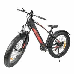Alternative view of ELEGLIDE Tankroll Electric Mountain Bike 26*4.0 Inch Fat Tires Max Instant Power 740W Motor 25Km/h Speed 48V 10Ah Battery Shimano 7-Speed Gear 70KM Top Range Dual Disc Brake 57N.m Max Torque Powerful Motor Moped Fat Bike