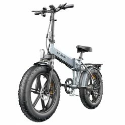 2PCS ENGWE EP-2 Pro Electric Bicycle 20 *4.0 Inch Fat Tires 750W Motor 48V 13Ah Battery 35Km/h Max Speed 100KM Range SHIMANO 7 Speed Gears 150KG Max Load Mountain Beach Snow Bicycle Dual Disc Brake Folding Bike - Gray -Zhengbu Shop engwe ep 2 pro folding electric moped bicycle 750w motor gray 939beb 1652693974701 2