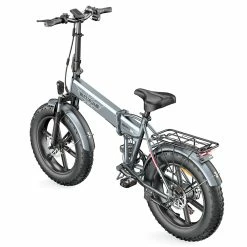 2PCS ENGWE EP-2 Pro Electric Bicycle 20 *4.0 Inch Fat Tires 750W Motor 48V 13Ah Battery 35Km/h Max Speed 100KM Range SHIMANO 7 Speed Gears 150KG Max Load Mountain Beach Snow Bicycle Dual Disc Brake Folding Bike - Gray -Zhengbu Shop engwe ep 2 pro folding electric moped bicycle 750w motor gray b0e66d 1652693974717 2