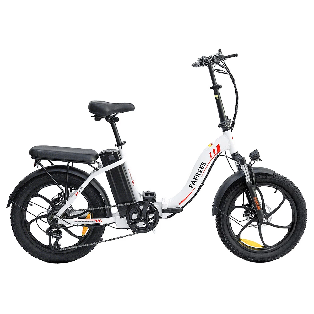 FAFREES F20 Electric Bike 20 Inch Folding Frame E-bike 7-Speed Gears With Removable 15AH Lithium Battery - White 1 FAFREES F20 Electric Bike 20 Inch Folding Frame E-bike 7-Speed Gears With Removable 15AH Lithium Battery - White
