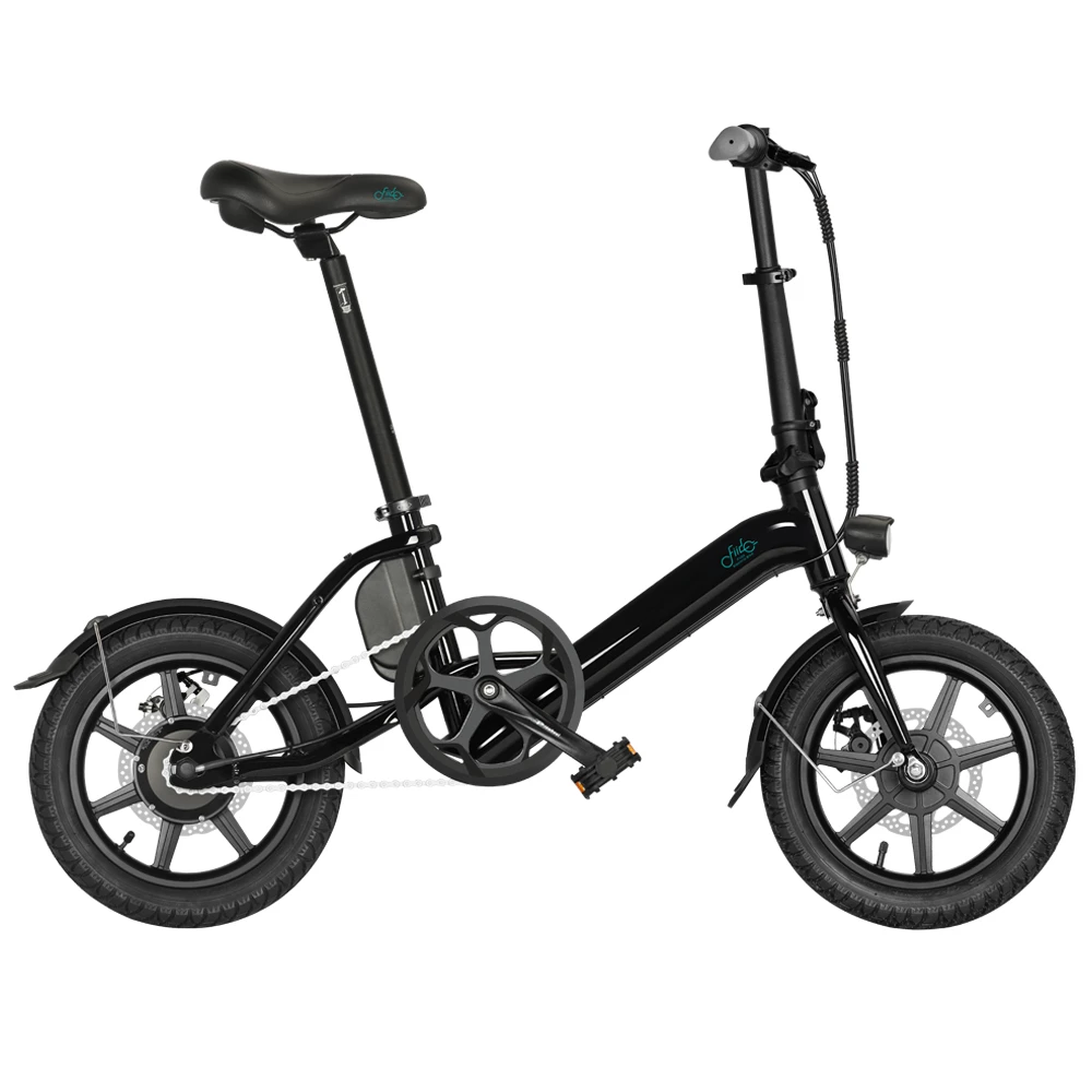 FIIDO D3 Pro Folding Electric Moped Bike 14 Inch City Bicycle Commuter Bike Max 25km/h Three Riding Modes 7.5Ah Lithium Battery Aluminium Alloy Body - Black 1 FIIDO D3 Pro Folding Electric Moped Bike 14 Inch City Bicycle Commuter Bike Max 25km/h Three Riding Modes 7.5Ah Lithium Battery Aluminium Alloy Body - Black