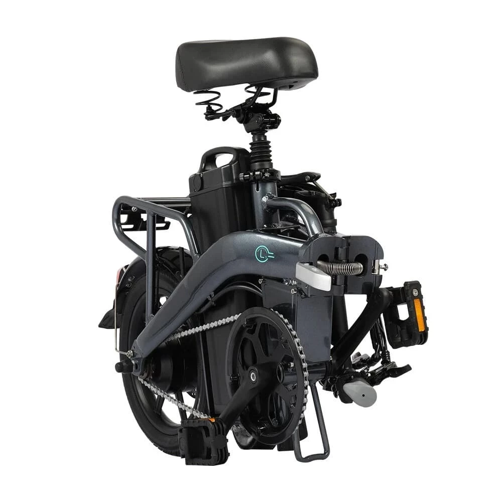 FIIDO L3 Folding Electric Moped Bike City Bike Commuter Bike 48V 350W 23.2Ah Lithium Battery 14 Inch Max 25km/h 130Km Max Mileage Long Distance - Grey 3 FIIDO L3 Folding Electric Moped Bike City Bike Commuter Bike 48V 350W 23.2Ah Lithium Battery 14 Inch Max 25km/h 130Km Max Mileage Long Distance - Grey - Image 3