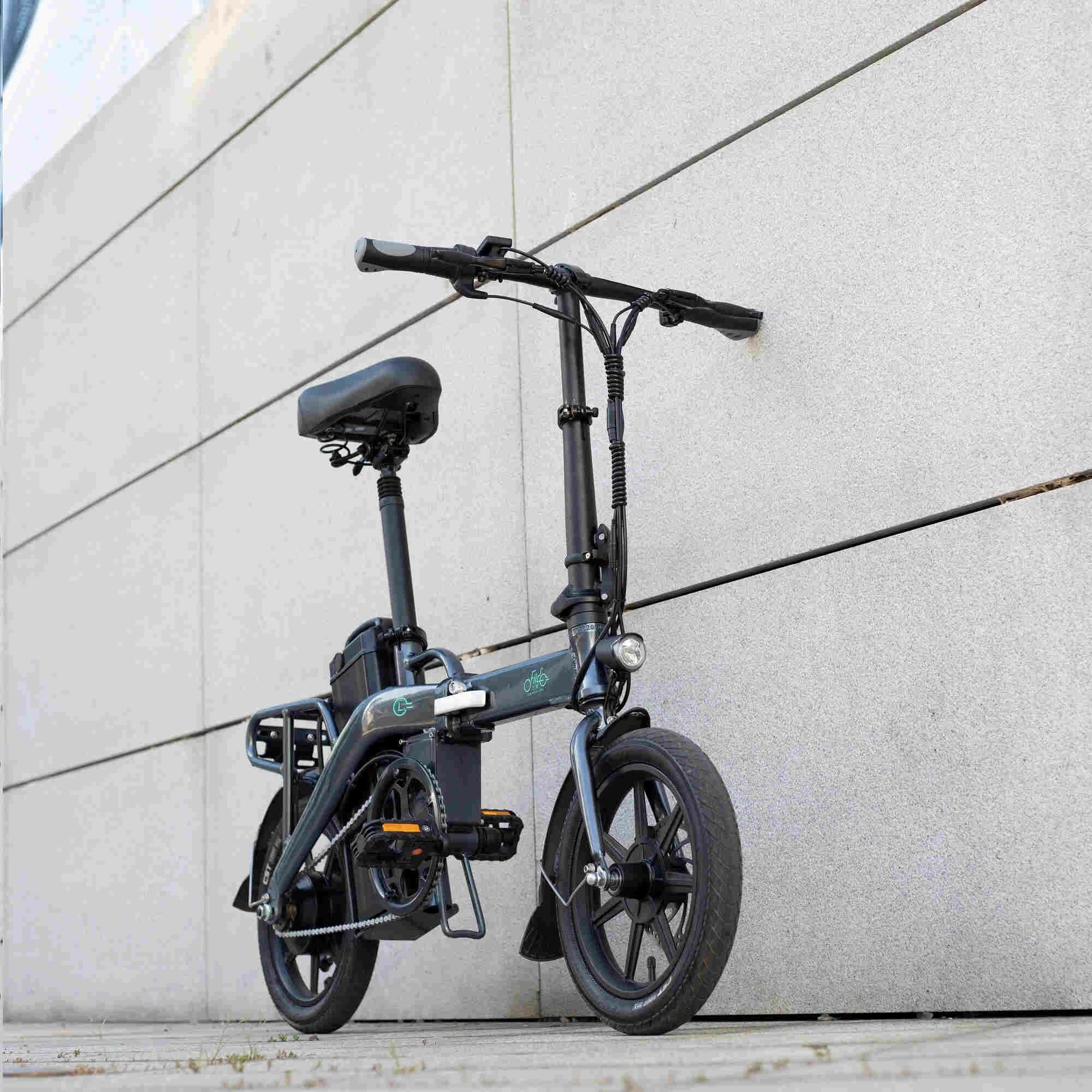 FIIDO L3 Folding Electric Moped Bike City Bike Commuter Bike 48V 350W 23.2Ah Lithium Battery 14 Inch Max 25km/h 130Km Max Mileage Long Distance - Grey 4 FIIDO L3 Folding Electric Moped Bike City Bike Commuter Bike 48V 350W 23.2Ah Lithium Battery 14 Inch Max 25km/h 130Km Max Mileage Long Distance - Grey - Image 4