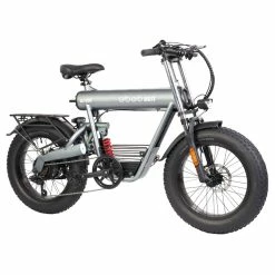 GOGOBEST GF500 Electric Bicycle 20*4.0 Inch Fat Tire 750W Motor 45Km/h Top Speed 48V 20Ah Battery 90-100KM Max Range Shimano 7-Speed Transmission Dual Disc Brake