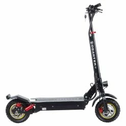 Alternative view of OBARTER X1 Folding Electric Sport Scooter 10" Off-road Tire 500W Brushless Motor 48V 20Ah Battery BMS 3 Speed Modes Dual Disc Brake Max Speed 55KM/h LED Display 40-50KM Long Range - Black
