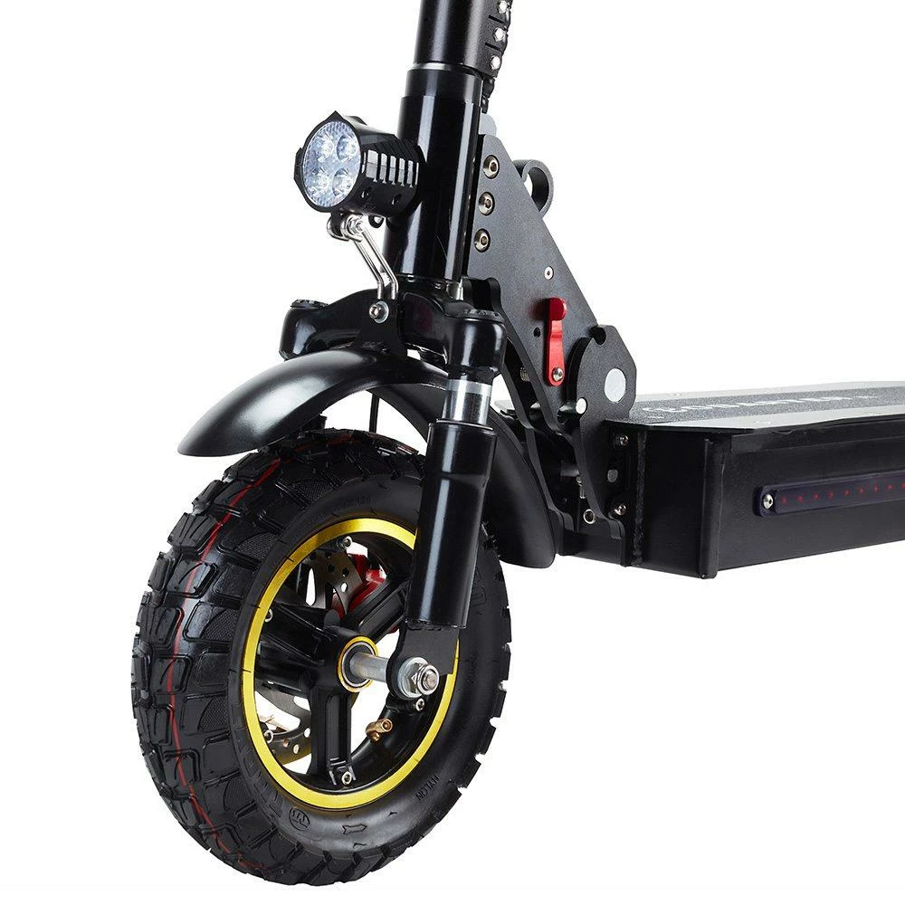 OBARTER X1 Folding Electric Sport Scooter 10" Off-road Tire 500W Brushless Motor 48V 20Ah Battery BMS 3 Speed Modes Dual Disc Brake Max Speed 55KM/h LED Display 40-50KM Long Range - Black 4 OBARTER X1 Folding Electric Sport Scooter 10" Off-road Tire 500W Brushless Motor 48V 20Ah Battery BMS 3 Speed Modes Dual Disc Brake Max Speed 55KM/h LED Display 40-50KM Long Range - Black - Image 4