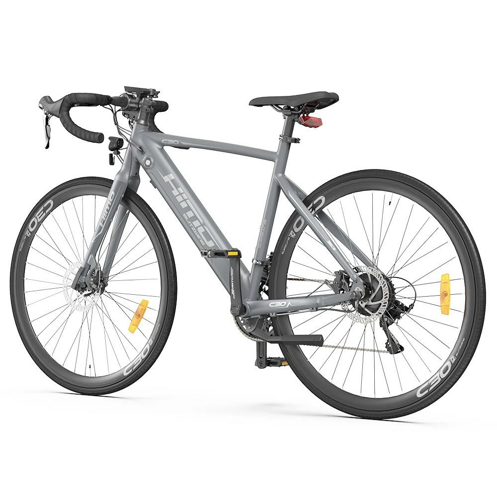 HIMO C30S MAX Electric Bicycle 26 Inch 250W Motor Max Speed 25Km/h 36V 10AH Battery Shimano 18 Speed IPX7 Waterproof Max Range 75KM Max Load 100KG Road Racing Eletric Bike - Grey 4 HIMO C30S MAX Electric Bicycle 26 Inch 250W Motor Max Speed 25Km/h 36V 10AH Battery Shimano 18 Speed IPX7 Waterproof Max Range 75KM Max Load 100KG Road Racing Eletric Bike - Grey - Image 4