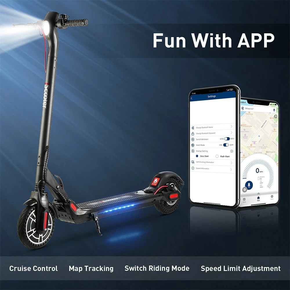IScooter M5 Pro Electric Scooter 8.5 Inch Honeycomb Tire 350W Motor 31Km/h Max Speed 7.8Ah Battery For 35KM Range Front And Rear Shock Absorbers APP Control 2 IScooter M5 Pro Electric Scooter 8.5 Inch Honeycomb Tire 350W Motor 31Km/h Max Speed 7.8Ah Battery For 35KM Range Front And Rear Shock Absorbers APP Control - Image 2