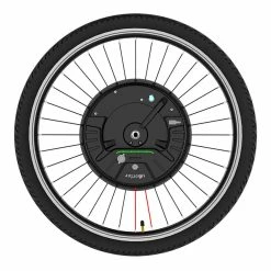 IMortor3 Permanent Magnet DC Motor Bicycle Wheel 26 Inch With App Control Adjustable Speed Mode Disk Break - EU Plug