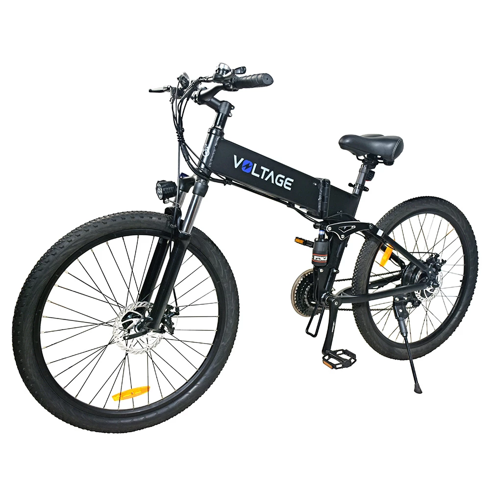 KAISDA K1-V Electric Bike 26 Inch Foldable Mountain Bike 250W Motor 25Km/h Max Speed 36V 10.4Ah Battery 70KM Max Range 120KG Max Load - Black 3 KAISDA K1-V Electric Bike 26 Inch Foldable Mountain Bike 250W Motor 25Km/h Max Speed 36V 10.4Ah Battery 70KM Max Range 120KG Max Load - Black - Image 3