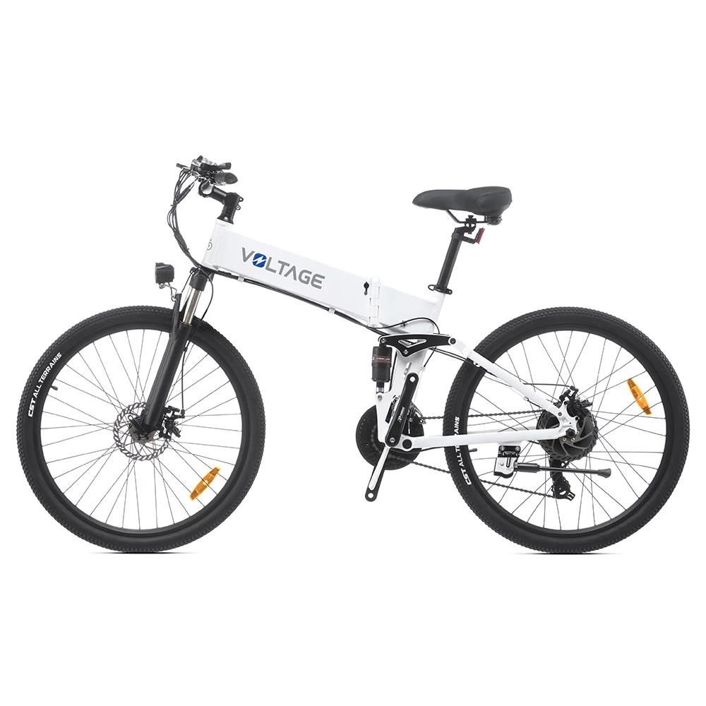 KAISDA K1-V Electric Bike 26 Inch Foldable Mountain Bike 250W Motor 25Km/h Max Speed 36V 10.4Ah Battery 70KM Max Range 120KG Max Load - White 1 KAISDA K1-V Electric Bike 26 Inch Foldable Mountain Bike 250W Motor 25Km/h Max Speed 36V 10.4Ah Battery 70KM Max Range 120KG Max Load - White