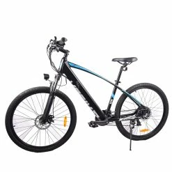 Alternative view of KAISDA K4 27.5 Inch Electric Moped Folding Bike 350W Motor SHIMANO 21-Speeds Derailleur LCD Display 10.4Ah Battery Max Speed 32km/h Aluminum Alloy Frame - Black