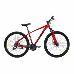 Kugel H-Hybrid 29 Inch Mountain Bike Aluminum Alloy Frame Material Shimano Gear Front Suspension And Disk Brakes - Red