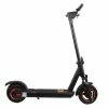 KugooKirin M3 Folding Electric Scooter 10" Tire 500W Motor Max Speed 40km/h Max 40km Range 13Ah Battery BMS LCD Display Front Drum Brake Rear E-Brake LED Light Support NFC Card Built-in 4-Digit Combination Chain Lock - Black