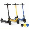 Kukudel 856 Folding Electric Scooter 8.5 Inch Tire 350W Motor 36V 7.5Ah Battery Max Speed 25km/h LCD Display 22-26km Max Range Aluminium Alloy Body - Yellow
