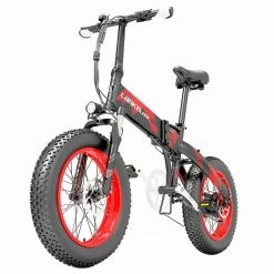 LANKELEISI X2000 PLUS Moped Electric Bike Folding Bike 12.8Ah 48V 1000W 40km/h Max Speed Max Load 150kg - Red -Zhengbu Shop lankeleisi x2000 plus folding electric bike 12 8ah 48v 1000w red 7ac9e7 1669720991061