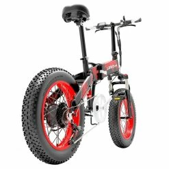 LANKELEISI X2000 PLUS Moped Electric Bike Folding Bike 12.8Ah 48V 1000W 40km/h Max Speed Max Load 150kg - Red -Zhengbu Shop lankeleisi x2000 plus folding electric bike 12 8ah 48v 1000w red d1fcaa 1669720991063