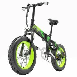 Alternative view of LANKELEISI X2000 PLUS Moped Electric Bike Folding Bike 12.8Ah 48V 1000W 40km/h Max Speed Max Load 150kg - Green
