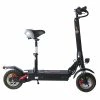 BEZIOR S1 Off-Road Electric Scooter 13Ah Battery 1000W Motor Up To 50KM Travel Mileage 10 Inch Wheel 45Km/h Disk Brake Aluminum Alloy Body - Black