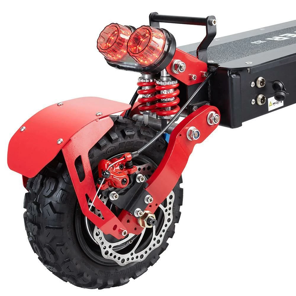 OBARTER X3 Folding Electric Sport Scooter 11" Off-road Tyre 1200W X2 Brushless Motor 48V 20Ah Battery BMS 3 Speed Modes Dual Oil Disc Brake Max Speed 65KM/h LED Display 40-50KM Long Range - Black 4 OBARTER X3 Folding Electric Sport Scooter 11" Off-road Tyre 1200W X2 Brushless Motor 48V 20Ah Battery BMS 3 Speed Modes Dual Oil Disc Brake Max Speed 65KM/h LED Display 40-50KM Long Range - Black - Image 4