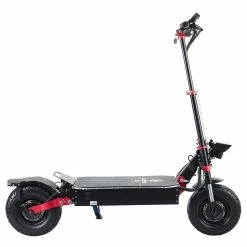 Alternative view of OBARTER X5 Folding Electric Sport Scooter 13" Off-road Tyre 2800W X2 Brushless Motor 60V 30Ah Battery BMS 3 Speed Modes Oil Disc Brake Max Speed 85KM/h LED Display 65km-75km Long Range - Black