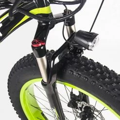 RICH BIT TOP-022 Electric Mountain Bike 26*4.0 Inch Chaoyang Fat Tires 1000W Motor 48V 17AH Battery 35Km/h Max Speed Up To 60km Range Dual Disc Brake LCD Display IP54 Waterproof - Black Green 9 RICH BIT TOP-022 Electric Mountain Bike 26*4.0 Inch Chaoyang Fat Tires 1000W Motor 48V 17AH Battery 35Km/h Max Speed Up To 60km Range Dual Disc Brake LCD Display IP54 Waterproof - Black Green -Zhengbu Shop rich bit top 022 electric mountain bike 1000w motor 26 black green 1590660051066