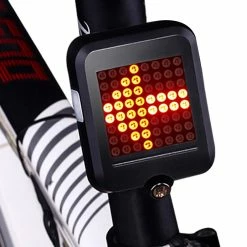 TX129 64-led Intelligent Bicycle Taillight 80 Lumens 1200mAh Battery Automatic Direction Indicator Light Infrared Laser - Black 10 TX129 64-led Intelligent Bicycle Taillight 80 Lumens 1200mAh Battery Automatic Direction Indicator Light Infrared Laser - Black -Zhengbu Shop tx129 64 led intelligent bicycle taillight infrared laser black 1571995716243