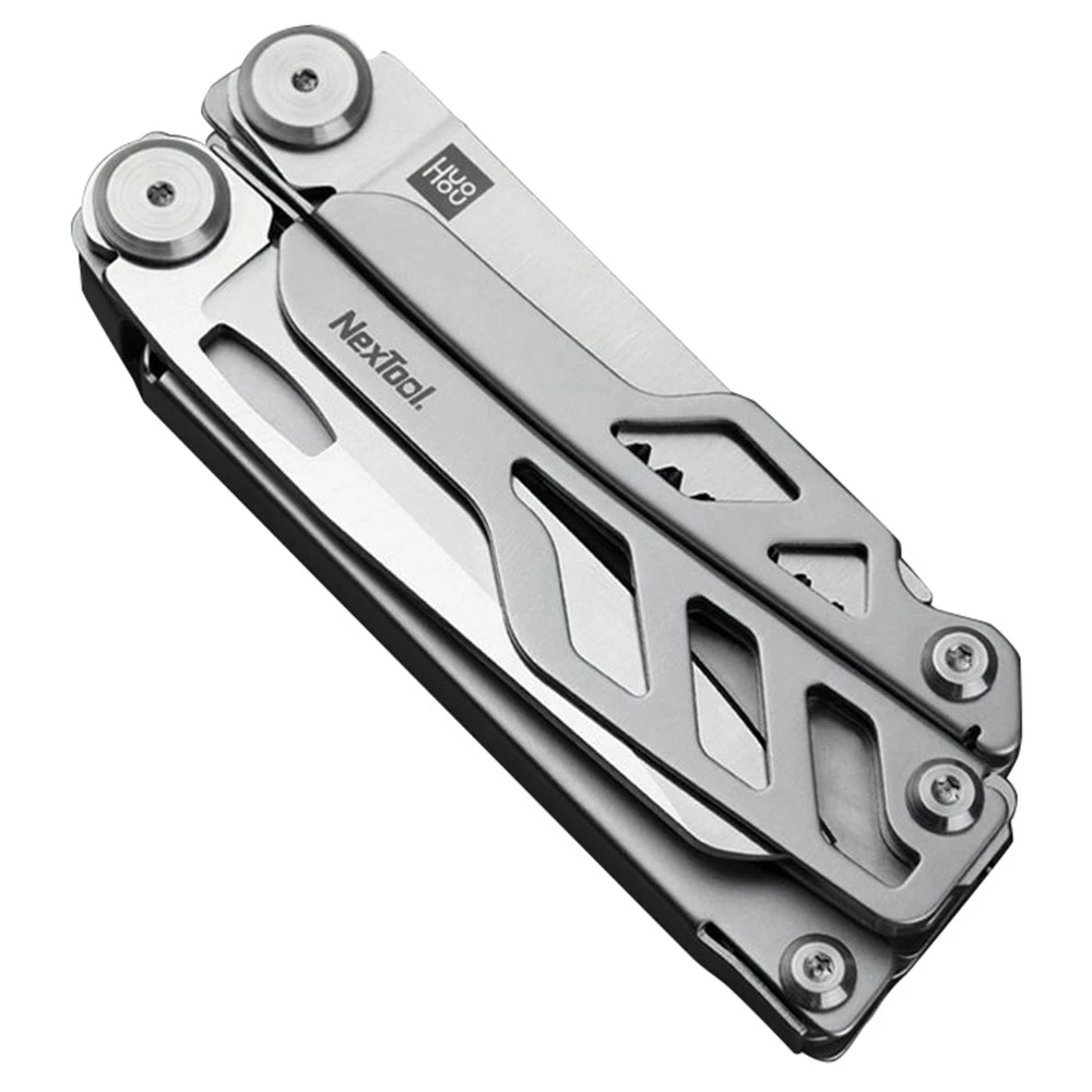 HUOHOU 15 In 1 Multitool Pocket Knife Multi-Pliers Tool With Bottle Opener Saw Cutter For Survival By Xiaomi Youpin - Silver 1 HUOHOU 15 In 1 Multitool Pocket Knife Multi-Pliers Tool With Bottle Opener Saw Cutter For Survival By Xiaomi Youpin - Silver