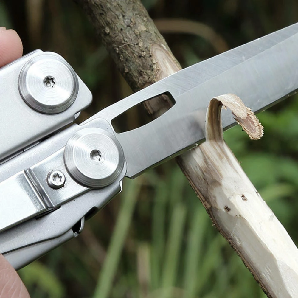 HUOHOU 15 In 1 Multitool Pocket Knife Multi-Pliers Tool With Bottle Opener Saw Cutter For Survival By Xiaomi Youpin - Silver 6 HUOHOU 15 In 1 Multitool Pocket Knife Multi-Pliers Tool With Bottle Opener Saw Cutter For Survival By Xiaomi Youpin - Silver - Image 6